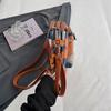 Small Hand Bag Women's Large Capacity Shoulder Bag Color Blcok Crossbody Bag Soft Leather Mother Bag