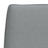 Light Grey Bench 100 x 75 x 76 cm Fabric