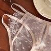 Women's Panties Low Waist Lace Cross Waistband Lace Trim Hollow Out Light Sexy Underwear Breathable Comfortable