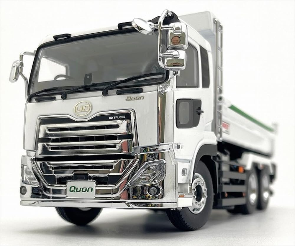 Kyosho Original UD TRUCKS QUON KYOKUTO Dump Truck Finished Product KS03940W 1/43 (White)