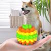 Multifunctional Bite Resistant Dog Elastic Ball Toy High Elastic TPR Pet Chewing Toy Colorful Interactive Dog Toy Teeth Grinding