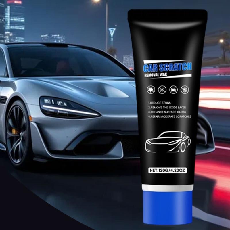 120G/4.23oz Car Surfaces Paint Restorer with Wipe and Sponge Car Scratch Repair Wax Paint Scratch Repairing Polishing Wax