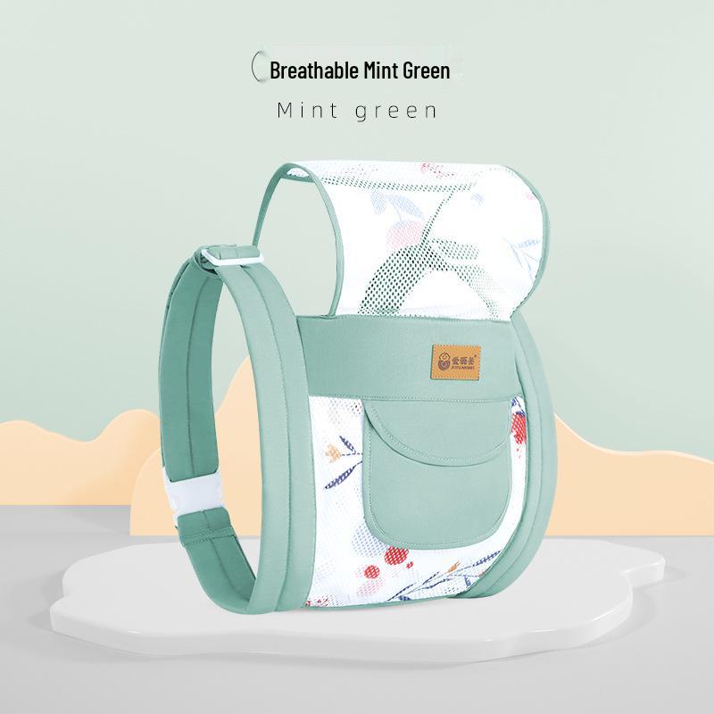 Multifunctional Summer Baby Carrier: Front & Back, Lightweight, Ergonomic, Labor-Saving, Front-Facing Design for Outings.