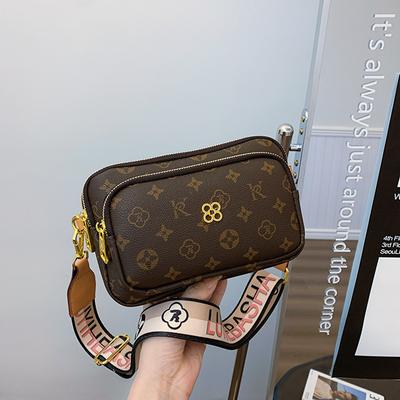 Sac imprimé rétro pour femme, nouveau sac à bandoulière décontracté et tendance, sac messager simple et polyvalent de haute qualité