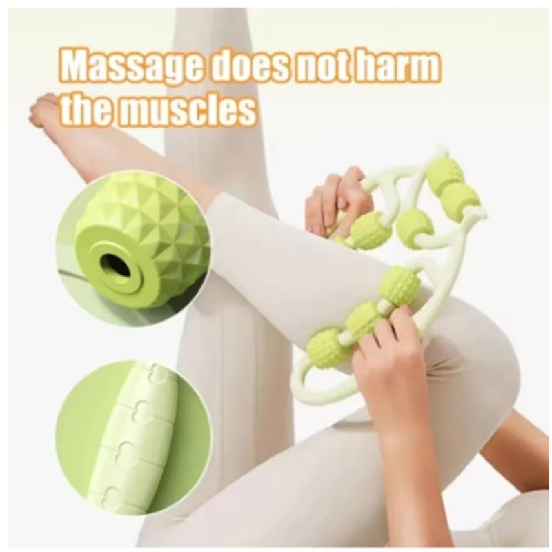 12-Position Circular Leg Massager – Muscle Relaxation & Stretching Device for Toning and Slimming Legs at Home