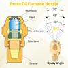 Oil Burning Nozzle Oil Burning Nozzle 0.65/0.75/0.85 80 Degree Replacement Sprayer Metal Oil Burning Nozzle