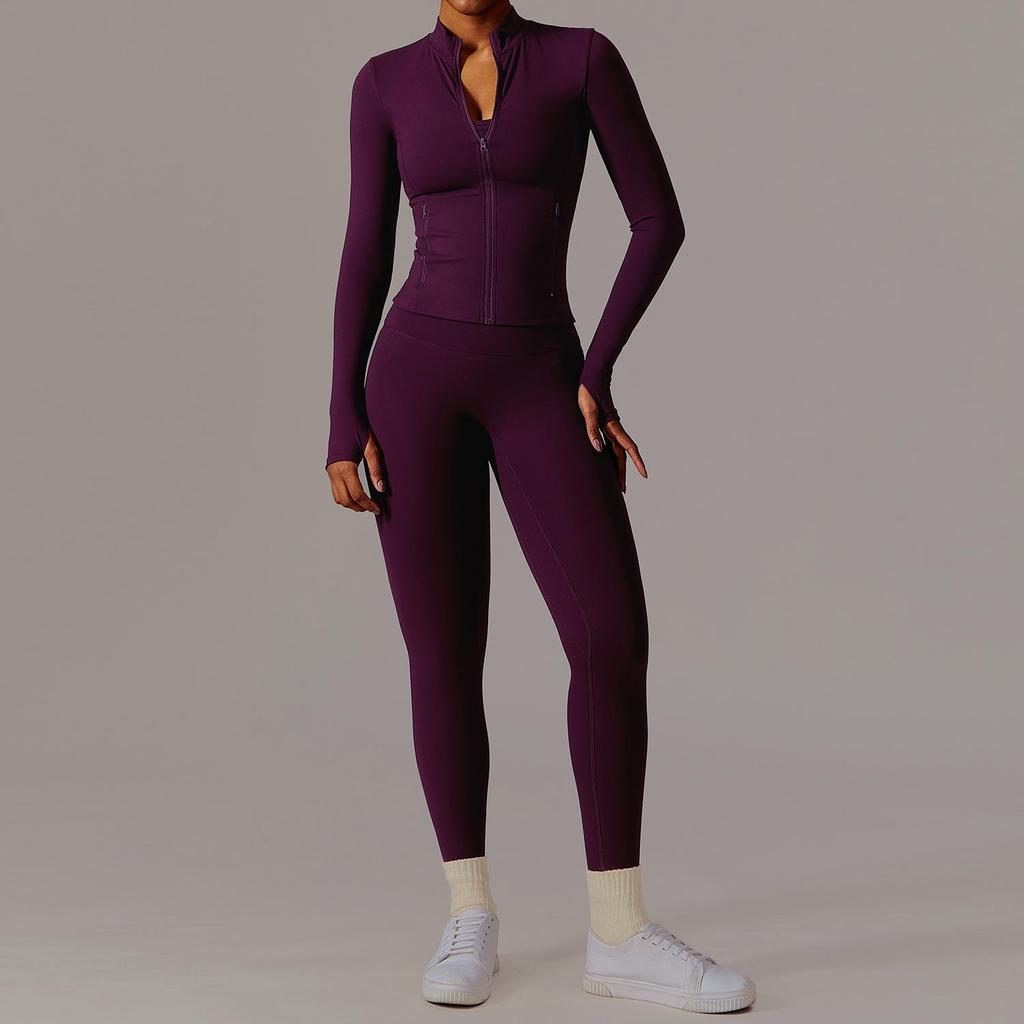 European Autumn Quick-Drying Long Sleeve Yoga & Running Set