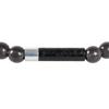 phiten RAKUWA Bracelet EXTREME Crystal Touch Black/Silver, 16cm Inner Circumference [Made with Phiten's Advanced Metax Technology]