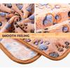 Soft Fluffy High Quality Pet Blanket Cute Cartoon Pattern Pet Mat Warm and Comfortable Blanket for Cat Dogs