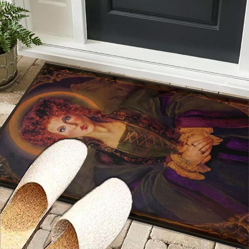 Hocus witch Halloween Magic Office Rug Chair Mat, Game Carpet, Suitable for Front Door, Bedroom, Living Room, Desk, Holiday Gift