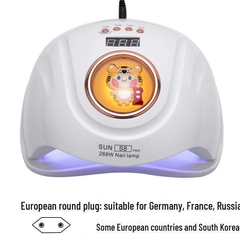 S8 Cartoon Doll High-Power 268W UV LED Nail Dryer Lamp