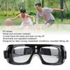 Sport Goggles Free Regulable Design Curved Fit Frame Impact Resistant PC Material Protective Basketball Glasses for Kids Black