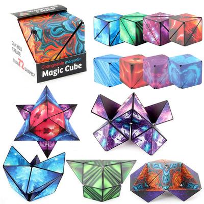 3D Magnetic MagicCube 72 צורות מגוון פאזל גיאומטרי בלוק