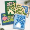 12/24pcs Abstract Floral Thank You Cards Set Boho Style Thicken Blank Note Cards with Envelopes 20x15cm Greeting Cards