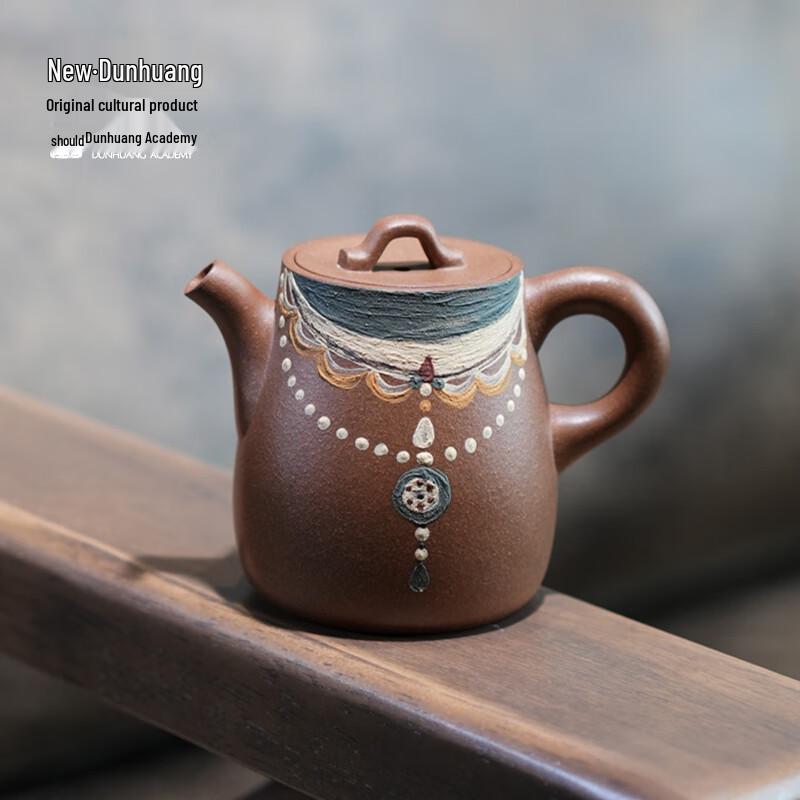 

Dunhuang Flowing Light Zisha Teapot