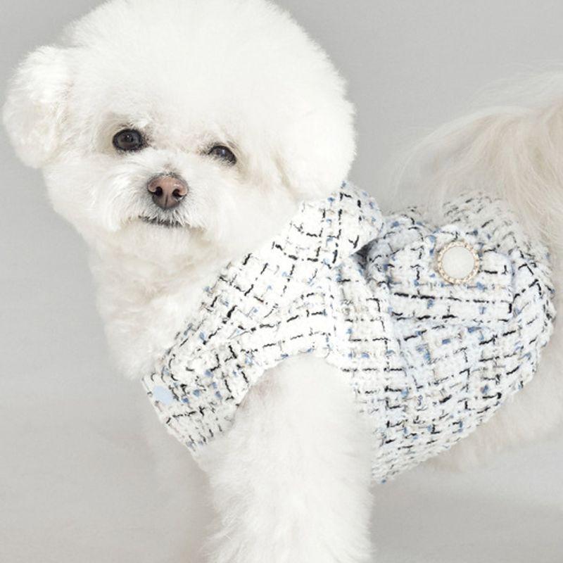 CROOKTHECHIHUAHUA 001 Edition - Tweed Hood Vest