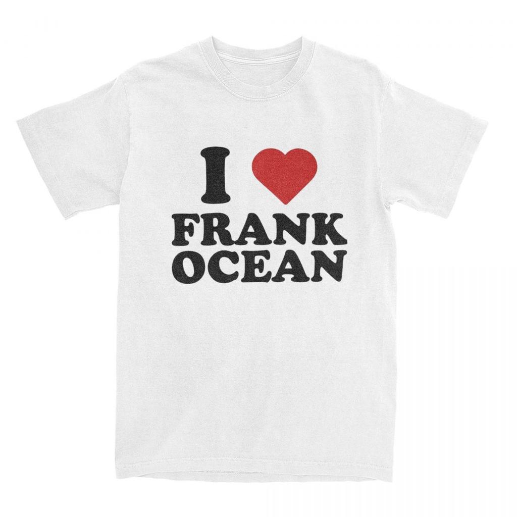2026 New Fashion I Frank Heart T Shirt Ocean Hip Hop T Shirts Short-Sleeve Vintage Tshirt Beach 100_ Cotton O-Neck Oversized Tee