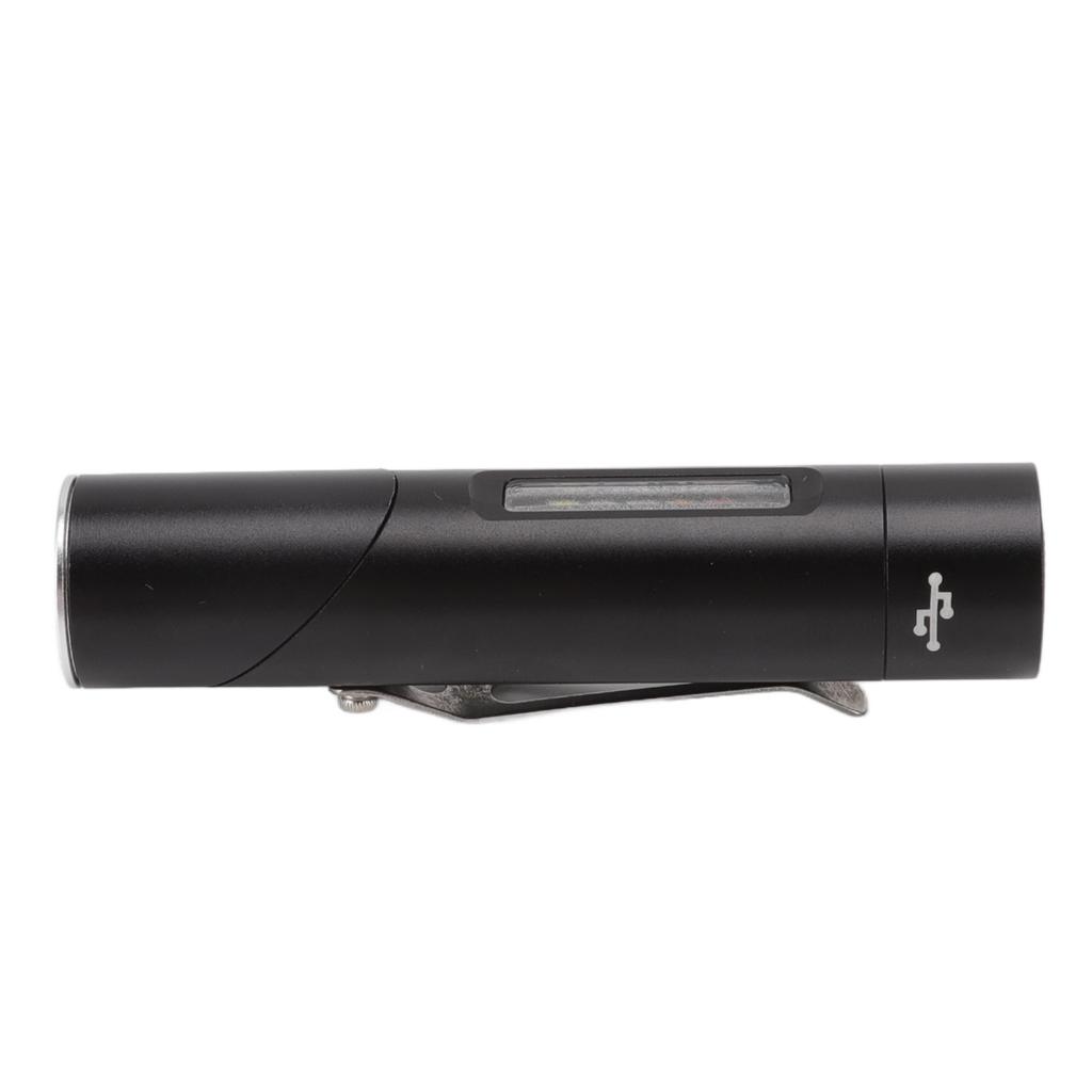 Mini Flashlight 90 Degree Tiltable Head LED Flashlight Magnetic Rechargeable LED Torch