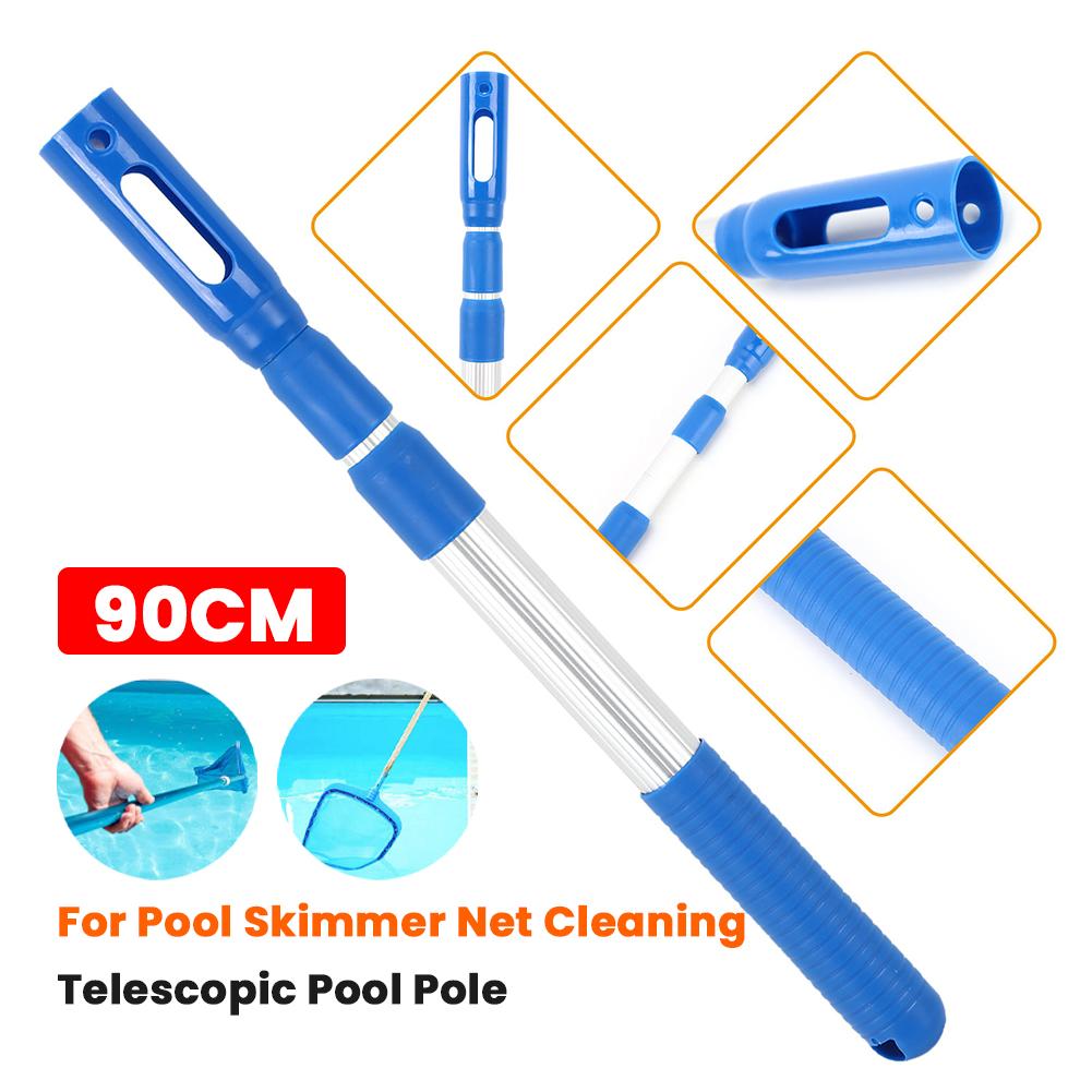 Telescopic Pool Pole Extension Rod for Cleaning 3-Section for Pool Skimmer Net China Mainland