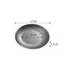 Steak Server Vintage Round Platter BBQ Party Steak Dinner Stainless Steel Construction Extra Thick Design Single-piece Molding