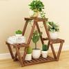 Multi-Layer Wooden Flower Rack for Indoor Balcony or Living Room