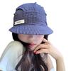 Spring and Summer Korean Style Literary Checkered Straps for Women with A Small  Versatile Flat Brimmed Baseball Cap Sun Protection Sun Hat