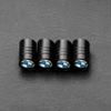 4pcs automobile metal logo wheel bracket valve core pad for BMW E36 E39 E46 E60 E90 E90 F1 F30 g20 g21 g30 g11 f15 x6. fszp41