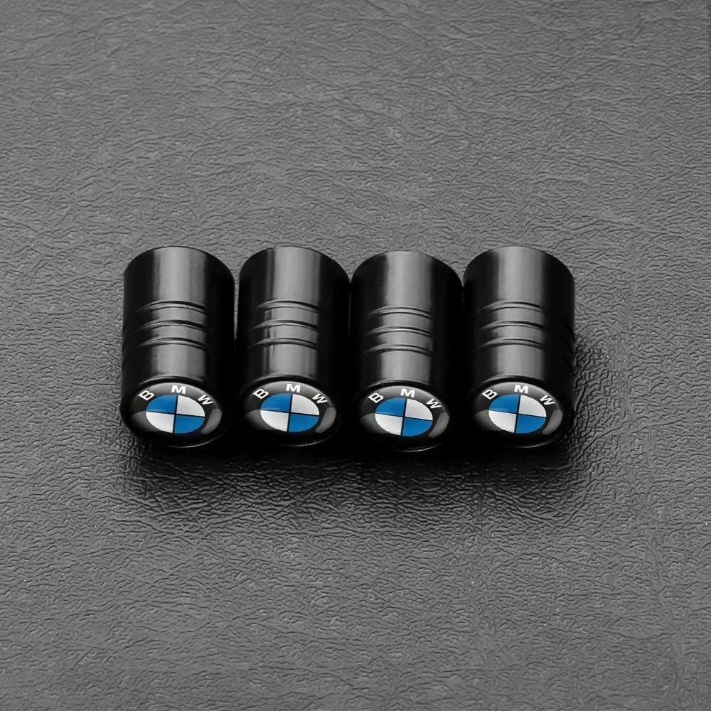 4pcs automobile metal logo wheel bracket valve core pad for BMW E36 E39 E46 E60 E90 E90 F1 F30 g20 g21 g30 g11 f15 x6. fszp41