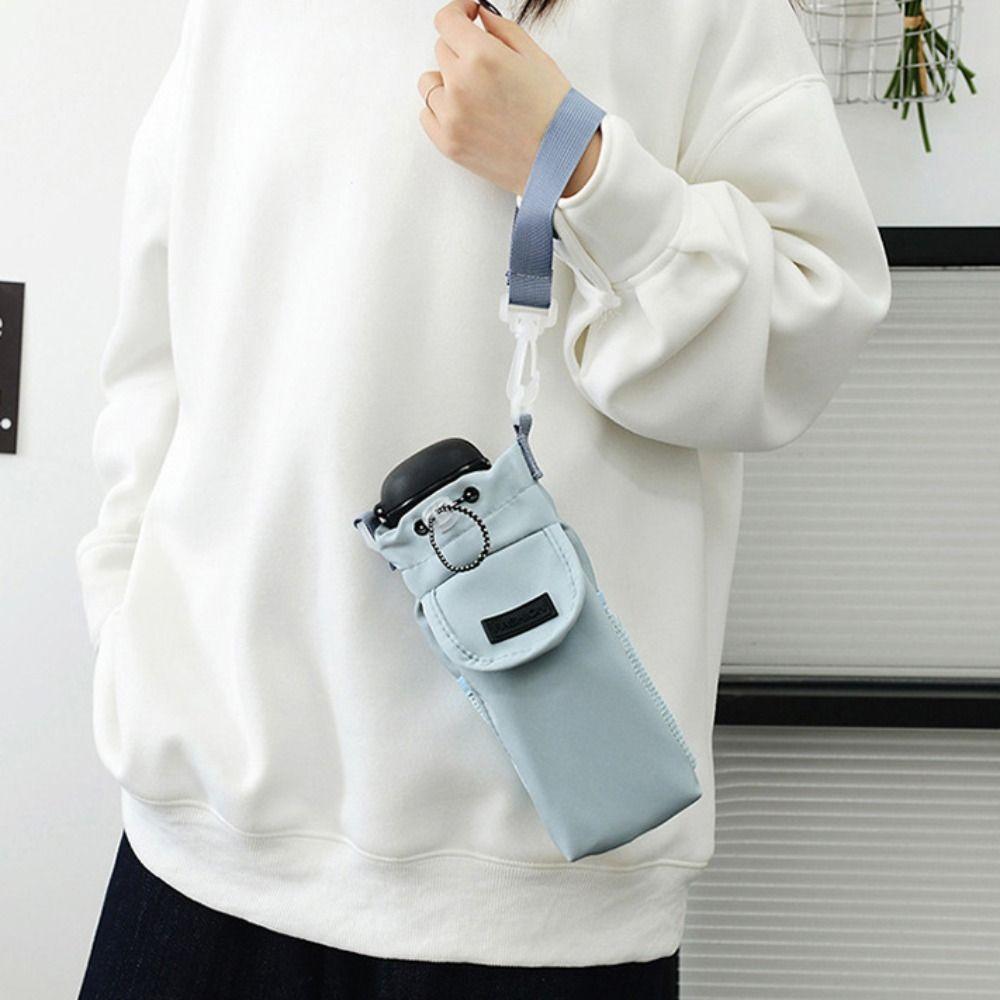 Shoulder Strap Crossbody Water Bottle Purse Waterproof Water Bottle Sling Bag  Hiking