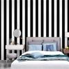 Modern Black White Stripes Self-Adhesive Wallpapers for Decor Livingroom Bedroom Furniture Cabinets Vinyl Sticker Contact Paper