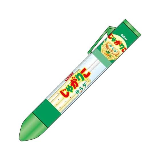Funbox Oil-Based Ballpoint Pen, Snack-Themed,  Sakusaku  Ballpoint Pen, Jagarico, 42811101, Mascot Resembling Real Snacks Moves Inside the Pen, Fun