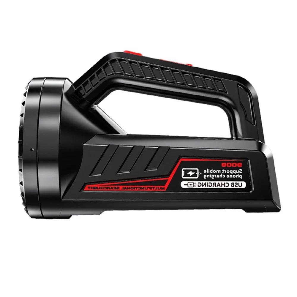 

Супер яркий светодиодный прожектор 12000 мАч, фонарик дальнего действия, USB аккумуляторная рабочая лампа P90, водонепроницаемый прожектор, мощный фонарик 1pc