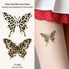 Chinese Style Waterproof Phoenix & Koi Tattoo Sticker - Long-lasting, Aesthetic Dunhuang Design for Arm & Collarbone