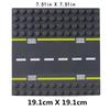 7.51in * Large Particles Dot City Road Street Baseplate Straight Curve Constructing Blocks Bricks Base Plate Children Toys