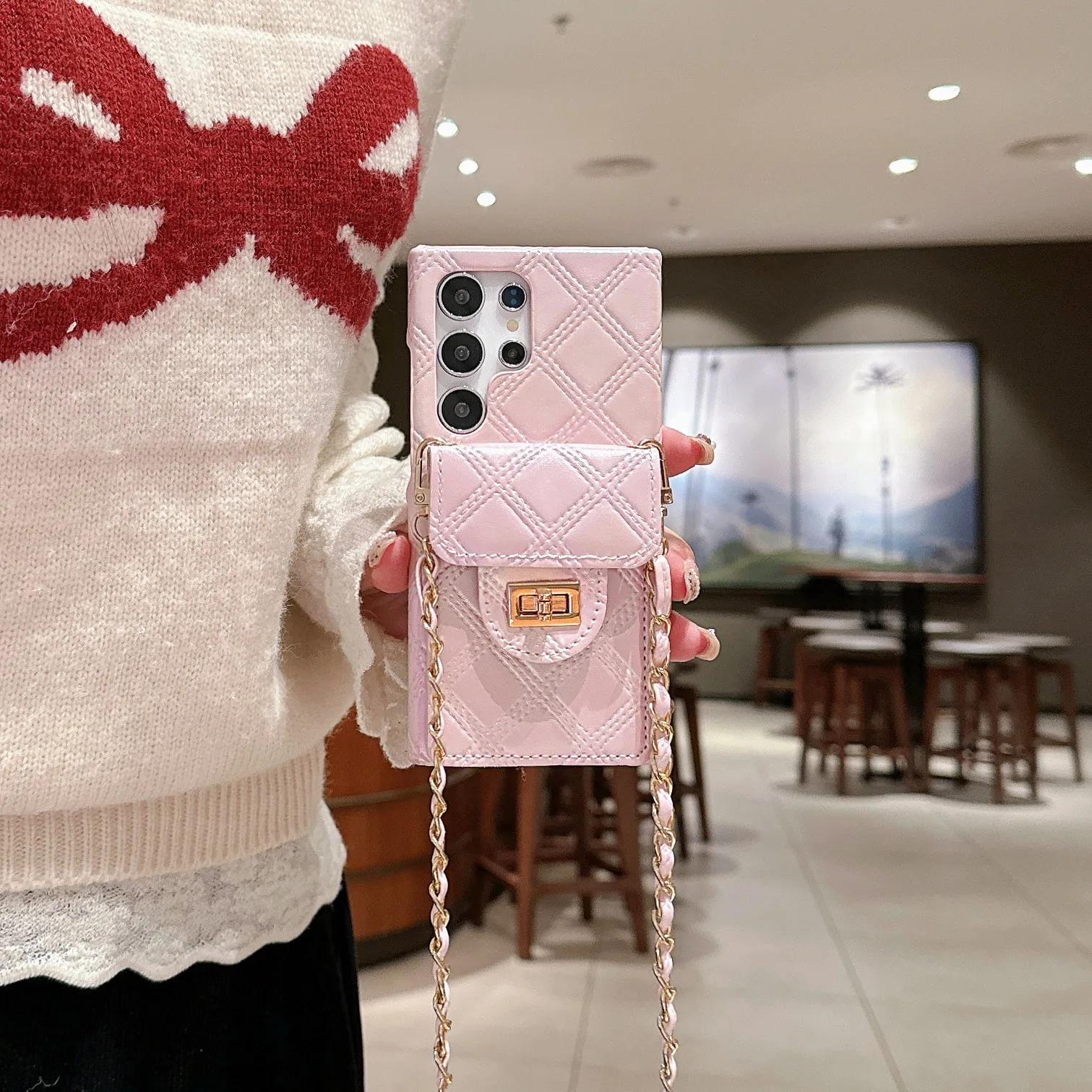 

Gradient Bling Crossbody Diamond Grid Texture Leather Phone Case for Samsung Galaxy S24 S23 S25 Ultra S22 Plus Protective Case For Samsung Galaxy S24+ синій