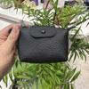 Women's Genuine Leather Coin Purse - Exquisite Portable Cowhide Clutch with Zipper