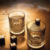 Whiskey Rock Cup Deluxe Gift Set -4-piece, 11 oz Transparent Whiskey Cup, Suitable for Scotch Whisky, Cocktails