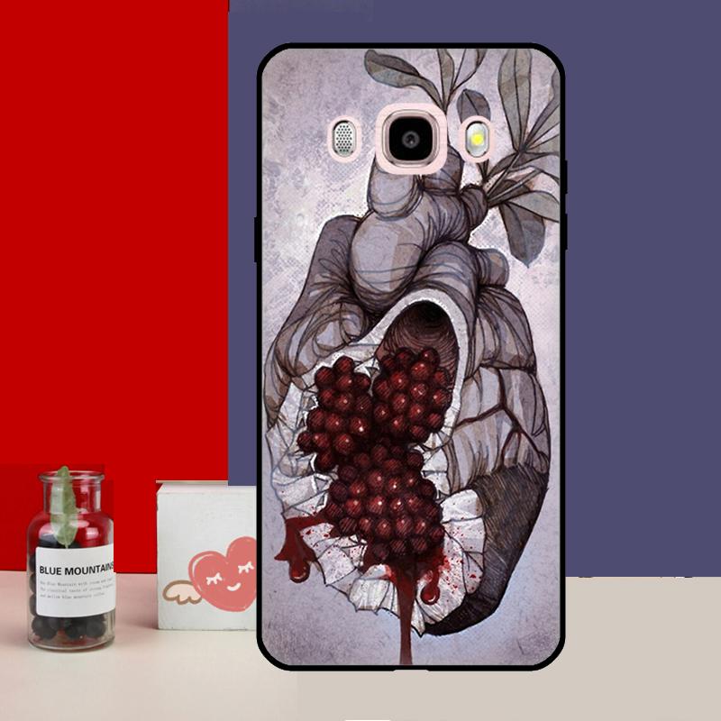 Food Fruit Red Pomegranate Case For Samsung Galaxy J3 J5 J7 2016 A3 A5 2017 A6 A7 A8 A9 J8 J4 J6 Plus 2018 Back Cover