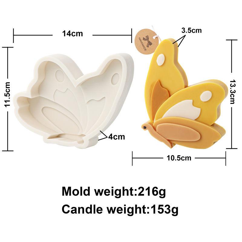 Butterfly Candle Silicone Mold DIY 3D Insect Craft Gift Ornament Silicone Mould Resin Candle Mold And Home Decoration