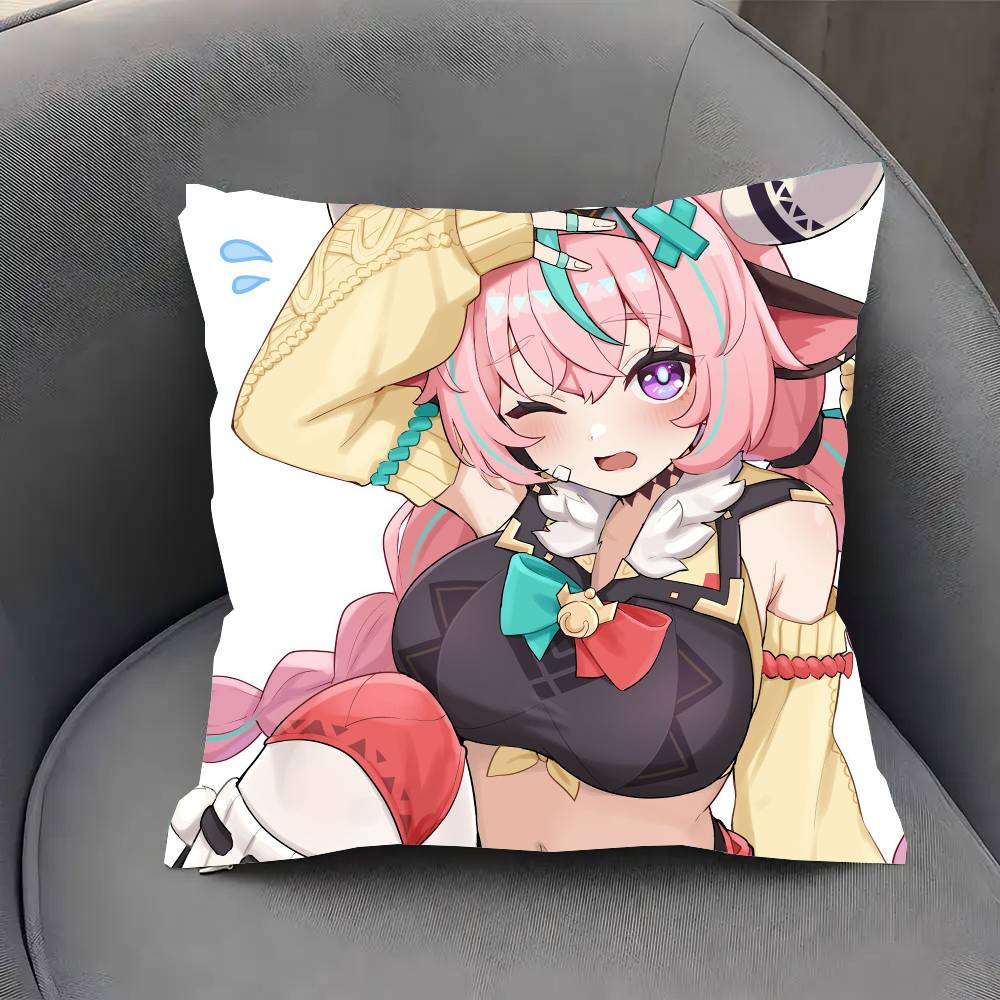 Varesa Anime Spel Genshin Impact Kuddfodral Soffkuddeöverdrag Rum Heminredning