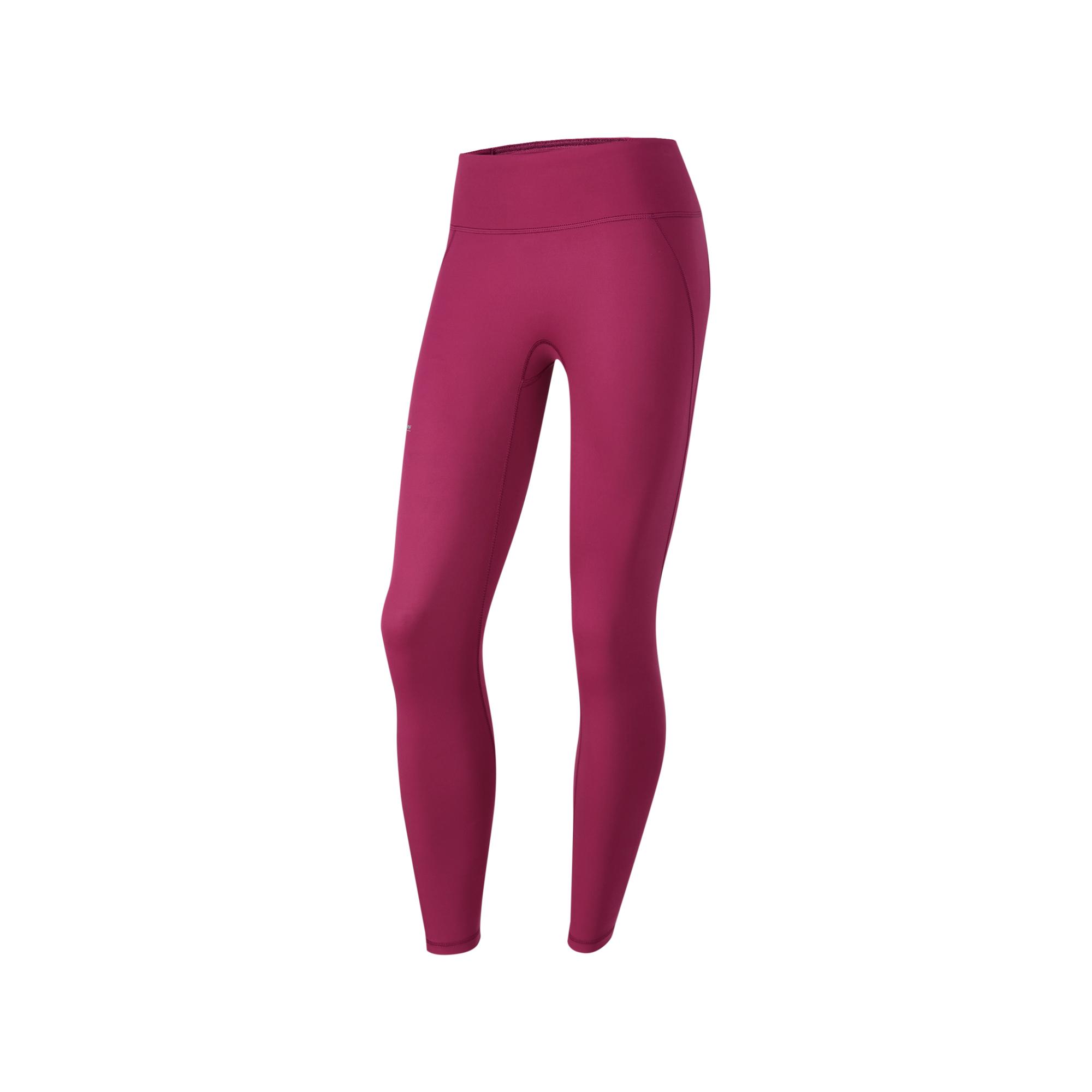 Skechers Yoga Freedom Series High Waist Butt-Lifting Knitted Sports Leggings Women leggings Burgundy P224W132-04FT M