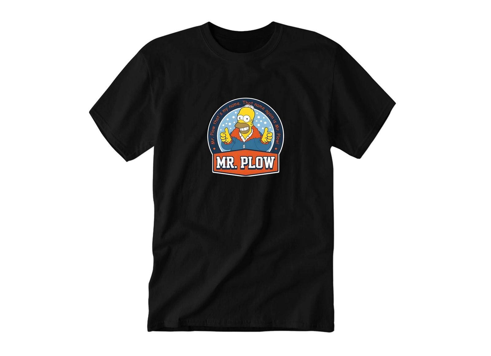 Homer Mr. Plow T-Shirt Tee Unisex New XL
