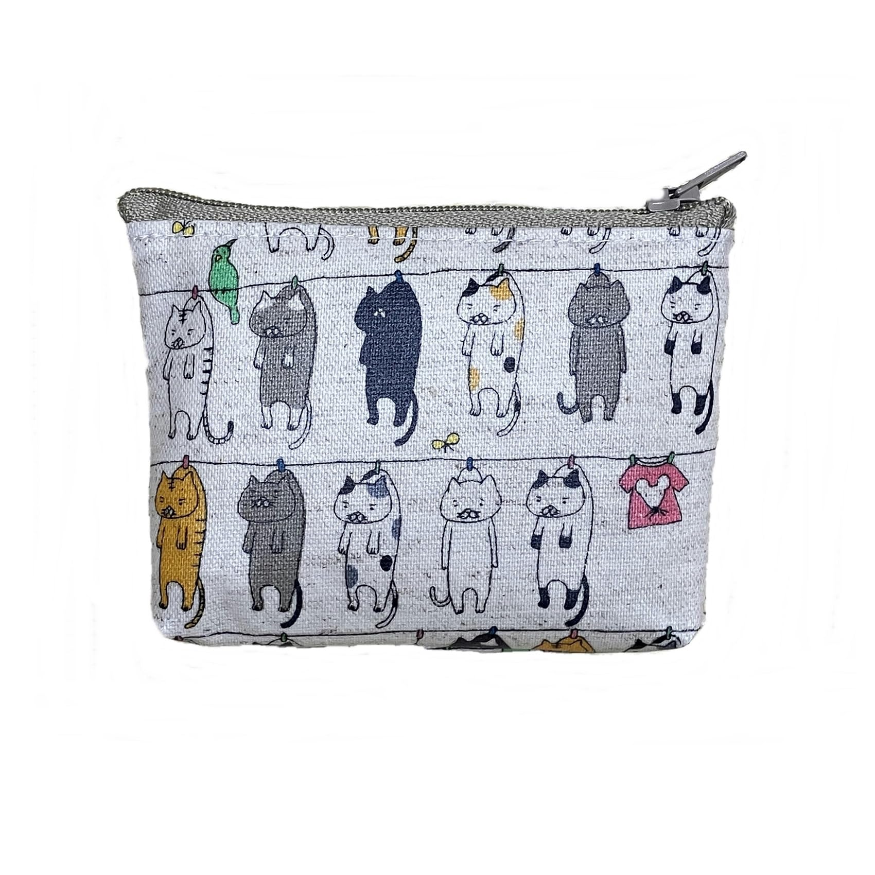 

Mini small item makeup coin cat cosmetic travel accessory made in pouch, case, pouch, cat, purse, print, pouch, pouch, pouch, Japan, CW-001 (No-03)