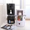 Compact Modern Round Bedside Table with Multifunctional Storage