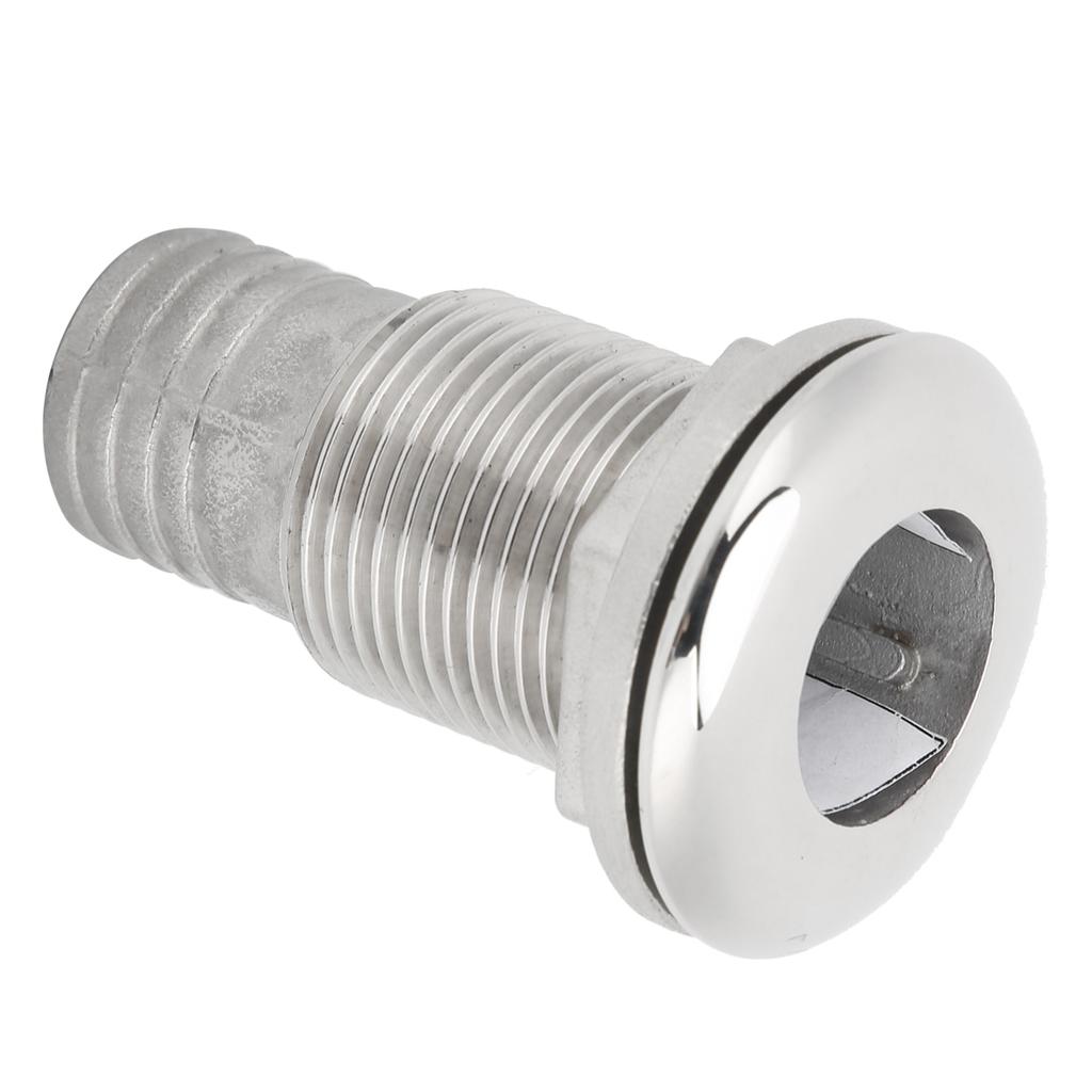Marine Boat Thru Hull Fitting Connector Stainless Steel Hose Tail Barb Marine Hardware11 2inch