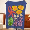 Artist L-Liv L-Lee Throw Flannel Throw Blanket, Lightweight Cozy, Durable Washable Cute Cool