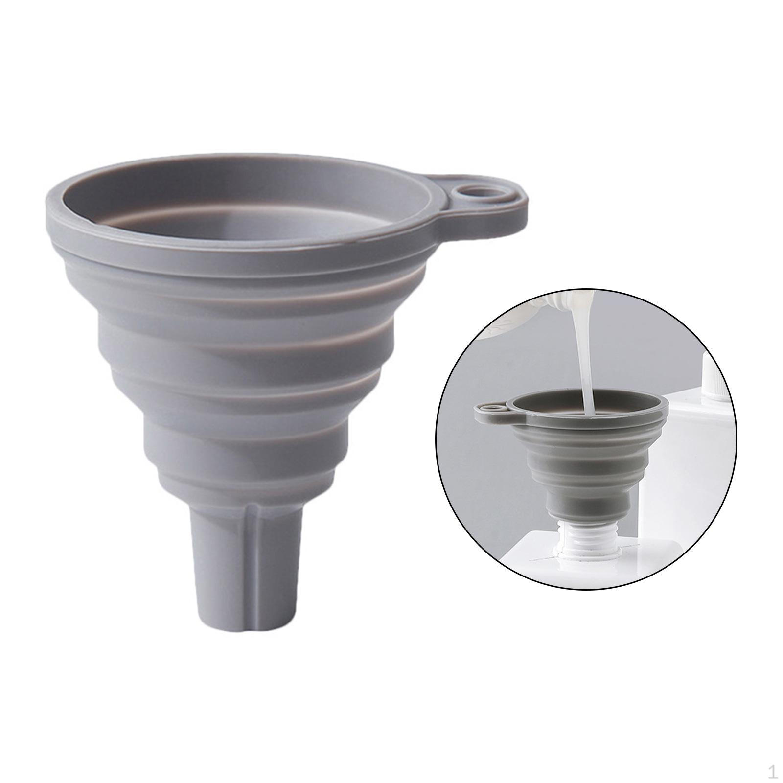 

Складная силиконовая воронка для пищевых продуктов, гибкая, легкая, кухонная, маленькая, для наполнения бутылок