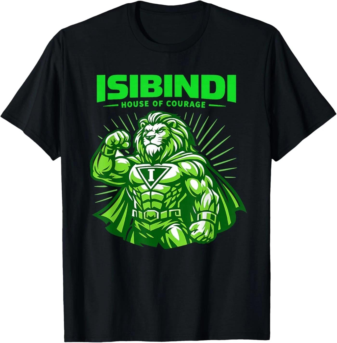 Isibindi House of Courage Spirit Team Unisex 100% Cotton T-shirt Mens Tees Top M