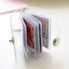 Inch Card Stock 16 Pockets Binders Albums Photo Card Holder Photos Holder Keychain Mini Photo Album