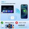 Car Wireless Carplay Adapter Wired to Wireless Carplay Dongle for iPhone